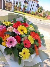Букет цветов из:  Герберы #REPLACE_PRED# Лужники